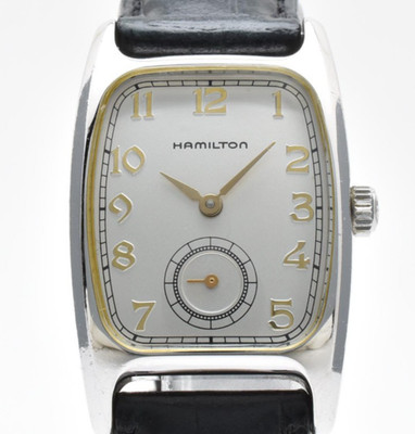   [N MINT] Hamilton Boulton 6265 Silver Dial Small Second Women's Watch JPN#272