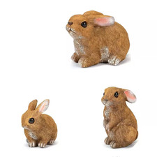 Bunny Decor Yard Decorations Outdoor Set of 3 Bunny Decorations for Home Garde