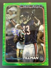 2024 Topps Chrome - Charles Tillman #19 Green Sonar Refractor /99 Bears
