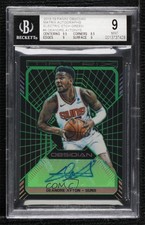 2018 Obsidian Matrix Prizm Electric Etch Green 3/15 DeAndre Ayton BGS 9 Auto z0q