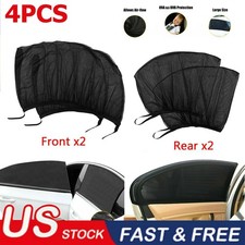 4Pcs Sun Shade Front Rear Window screen Cover Sunshade Protector Car USA STOCK