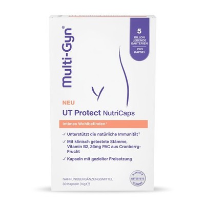 UT Protect NutriCaps. Darmgesundheit & Ausgewogene Flora mit 5 Mrd. KBE/Kapse...