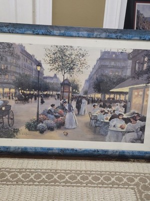 Painting An Evening Out by Artist Christa Kieffer Framed