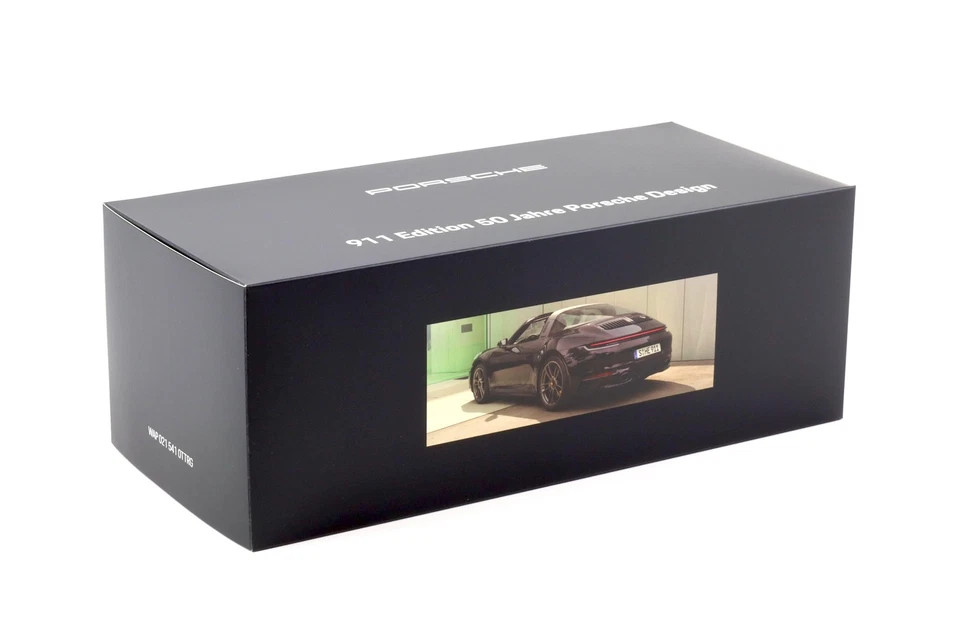 1:18 Minichamps Porsche 911 992 Targa 4 GTS NERO 50 Anni Porsche Design WAP DE - Immagine 4 di 4