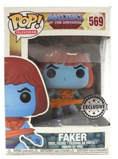 Figura Vinilo Masters Of The Universe FAKER Funko Pop Televisión EXCLUSIVA #569