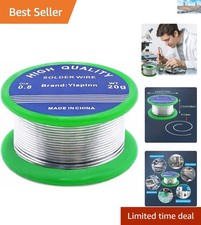 0.8mm Lead-Free Solder Wire with Rosin Core for Quality Electronics Repair - 20g