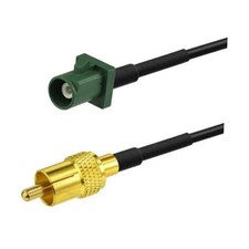 Fakra E Male to RCA Male with Extension RF Cable for Car Reverse Backup Rear