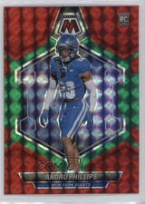 2024 Panini Mosaic Rookies Choice Red & Green Prizm Andru Phillips #362 3s8