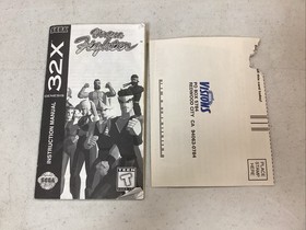 Virtua Fighter (Sega 32X, 1995) CIB Manual Reg Card Tested