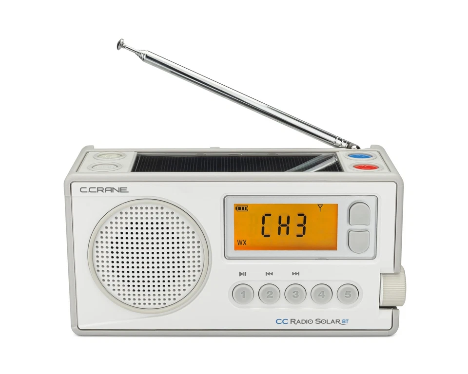 C. Crane CCRadio Solar with Bluetooth Receiving, Emergency Crank NOAA Weather... - Image 4 of 4