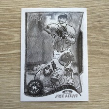2024 Topps Spotlight Andy Friedman #39 Jose Altuve Grayscale #/49 Astros