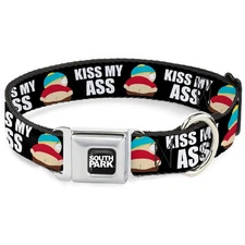 Dog Collar SPO-SOUTH PARK Title Logo Full Color Black/White South Park Cartman P