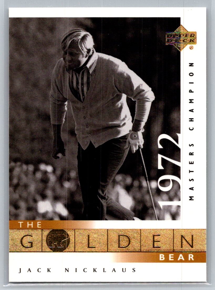 Jack Nicklaus #115 Golf Cards 2001 Upper Deck trading card — raw and PSA graded price guide