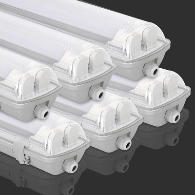 LED Feuchtraumleuchte 120/150cm Werkstatt Lampe Deckenleucht Garage Wannenleucht