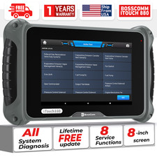 Bosscomm Itouch 880 Car Obd2 Scanner All System Diagnostic Tool Abs Bleeding