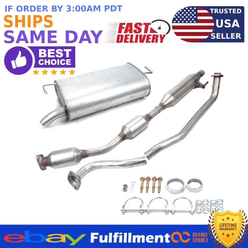 FITS: 2003 - 2008 TOYOTA COROLLA FULL EXHAUST SYSTEM 1.8L US Fast shipping