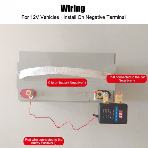Car Truck SUV Remote Battery Disconnect Switch 12V 260A Kill Switch with Remote - Picture 18 of 28
