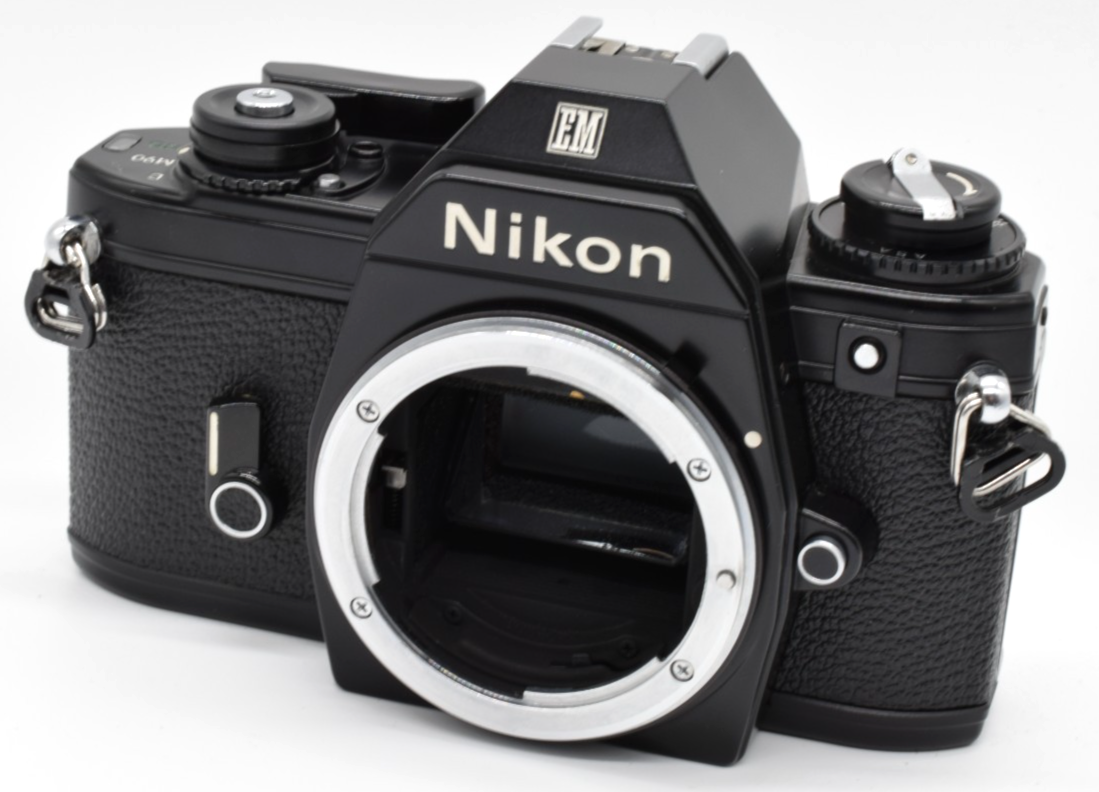 Excellent+++++] Nikon EM 35mm SLR Film Camera Black Body From