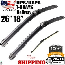 26 18 Windshield Wiper Blades Bracketless Oem Quality All Season Premium Us