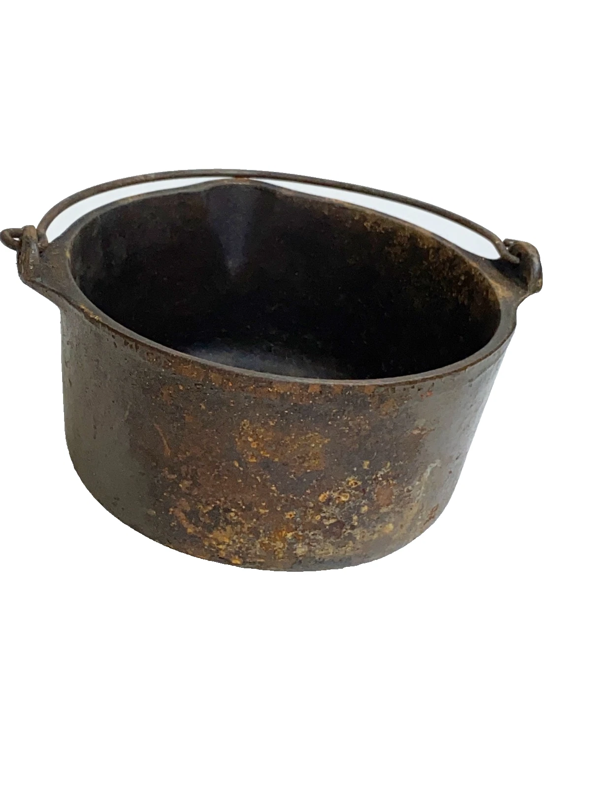 Wagner Ware Cast iron Hot Pot 1364 Salesman Sample Childs Toy Vintage no lid