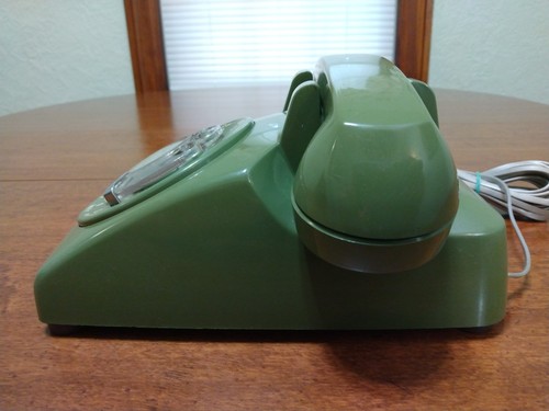 Telefono Vintage Western Electric 1970 Bell System Verde Desktop Rotante 500 C/D - Foto 6 di 16