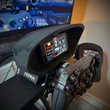 Sim Racing GT3 Cruscotto Scamosciato Surround per Smartphone Passanti Multipli