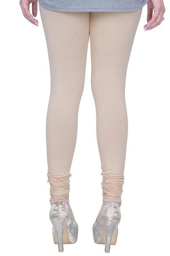 Damen Baumwolle Churidar Legging extra lang uni solide Hose tägliche Kleidung Haut - Bild 3 von 4