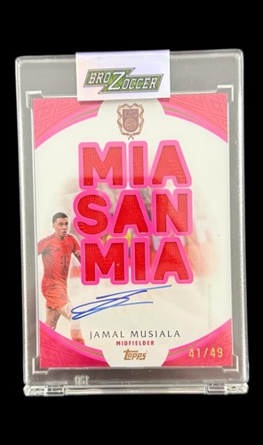 2024/25 Topps 125 Jahre Bayern Anniversary Jamal Musiala /49 Auto Patch Mia