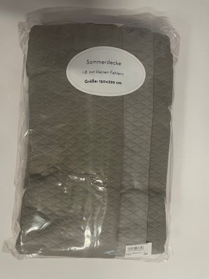 Neu Formesse 1b Bella Donna Sommerdecke 150x220 cm 9999-0125 Platin extra leicht