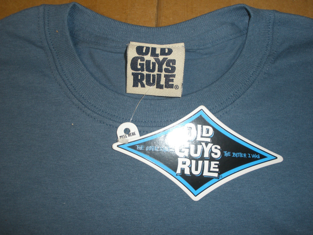 OLD GUYS RULE " BEER LABEL " STILL CRAZY AFTER ALL THESE BEERS TSHIRT