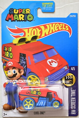 HOT WHEELS 2016 HW SCREEN TIME SUPER MARIO COOL-ONE #4/5 | eBay