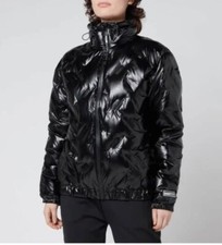 Hugo Boss Fariana Active Padded Jacket Uk 1 4 Black Rrp £279 #ua33