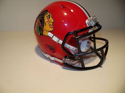 blackhawks football helmet Team Sports America Evergreen NHL Chicago Ultra-Thin LED Light Wall Sign Decor | Full Size Replica | 15.6 x 19 Inches Its decorated with vibrant team colors and logos and comes with a reusable clear box for an impressive display. Petr Mrzek and Arvid Sderblom