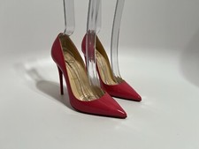 Christian Louboutin Pink Patent Leather 'So Kate' Heels 37