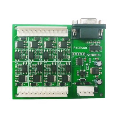 2 In RS485 RS232 8 Channel Solid States Relays Module for LED and Motor
