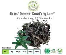 Dried Quaker Comfrey Leaf Dry Symphytum Officinale Premium Fresh Organic Herb