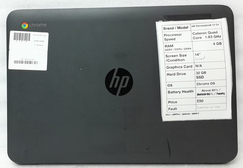 HP Chromebook Chromebook 14 G4 - Celeron Quad Core @ 1.83GHz - 4GB RAM - 14.0... - Picture 7 of 7
