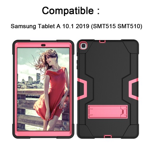 Galaxy Tab A 10.1 Case SM-T510/T515 Heavy Duty Rugged FullBody Hybrid Protective - Picture 55 of 88