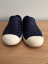 Native Brand Jefferson Navy Blue White Slip On Shoes Water Unisex Size C7