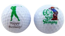 60th Birthday Golf Balls Gift Pack for for Golfers