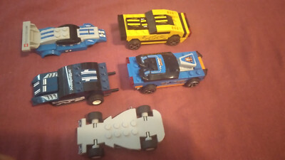 A Lego Lot 4 Small Racer Cars 85775 8194 8197 8196 85776 McDonalds