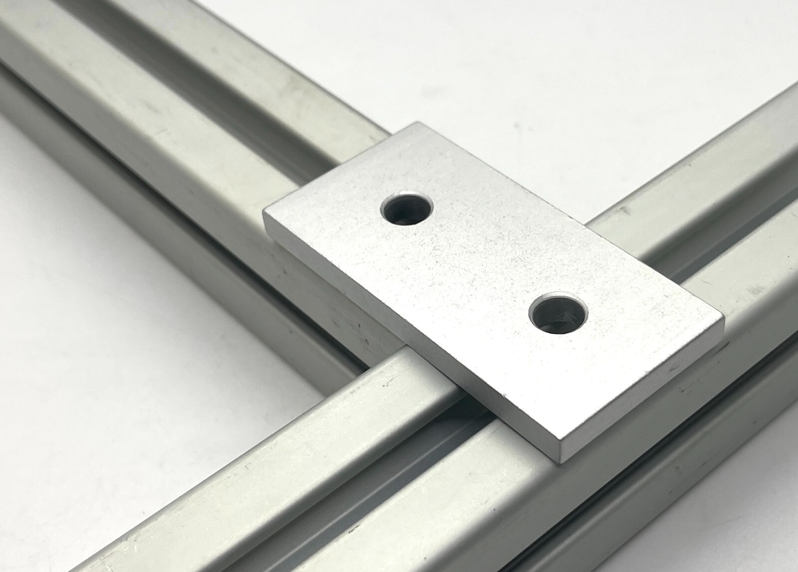 10pcs 2 Hole Straight Joining Plate 10 Series Aluminum Compatible w/ 80/20 4107