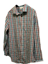 Bar III Mens Dress Shirt Size 17-17 1/2 Slim Fit Stretch 65