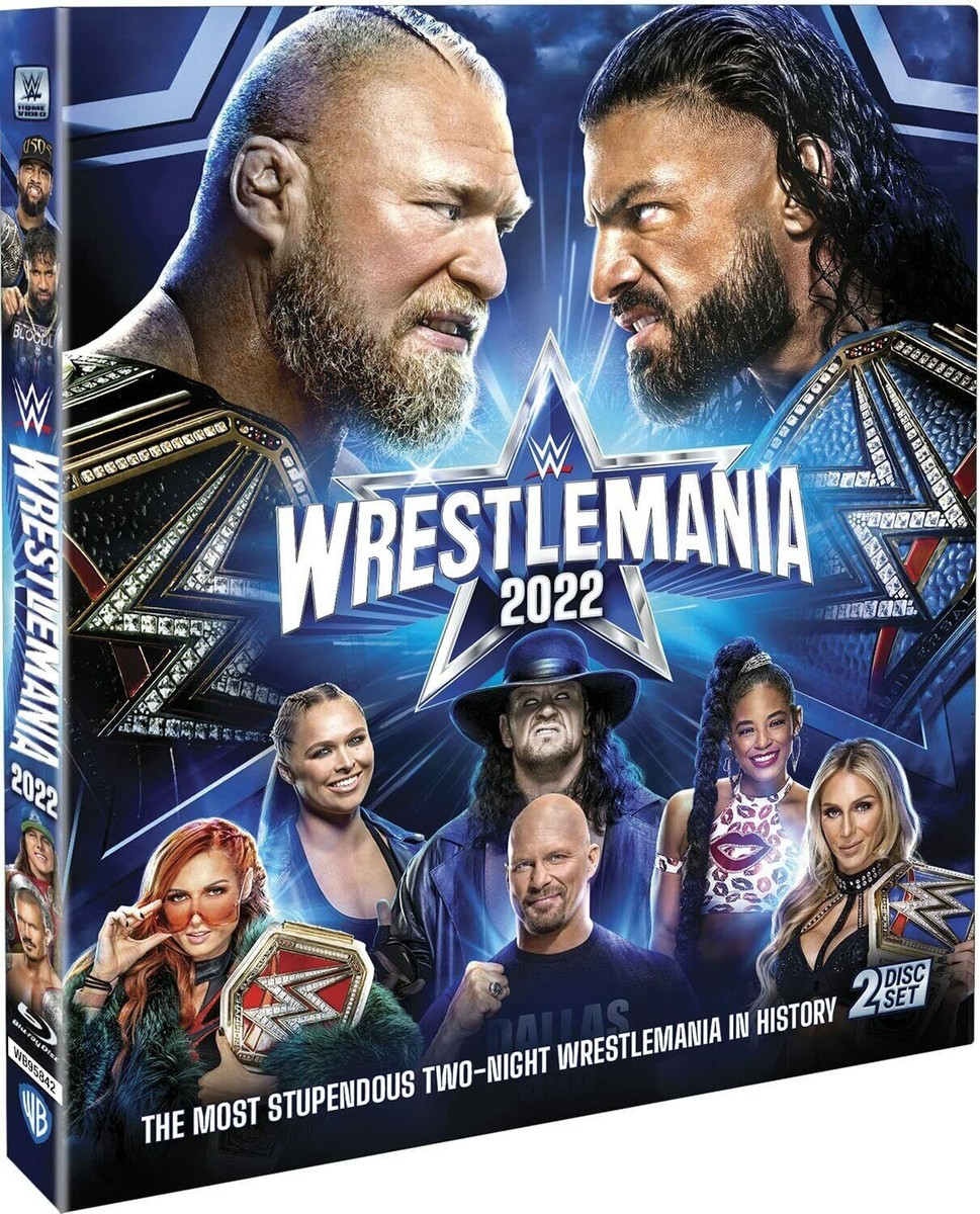 WWE: WrestleMania 38 Blu-ray BD (2022) ~ 2 Disc Set **NEW/SEALED
