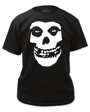 Official The Misfits Fiend Skull Logo Adult T-shirt -Horror Punk Band Glenn Danz