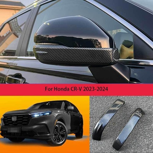 Carbon Fiber Exterior Rear View Mirror Strip Trim For Honda CRV CR-V 2023-2024 - Bild 2 von 18