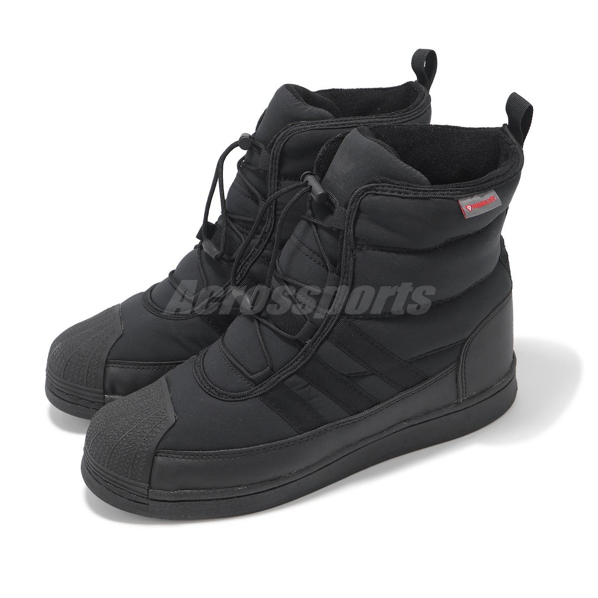 adidas Originals Superstar Boot J Black White Kids Youth Water