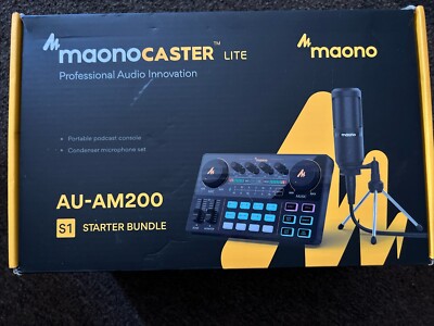maono CASTER LITE Pro Audio Innovation AU-AM200 S1 Starter Bundle