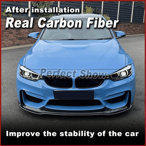 Für BMW F80 M3 F82 F83 M4 14-19 Carbon Spoilerlippe Frontspoilerschwert Splitter - Picture 2 of 10