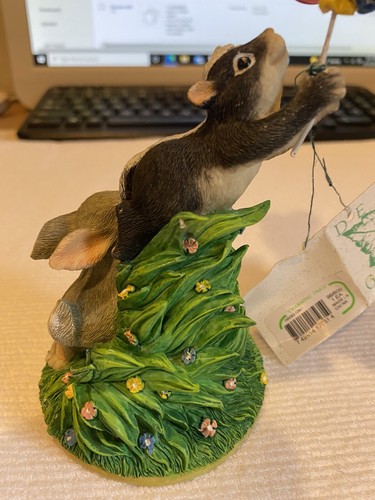 "CHARMING TAILS"-DEAN GRIFF-FITZ+FLOYD '97 Retired: 'HANG ON' PORCELAIN FIGURINE - Picture 4 of 11